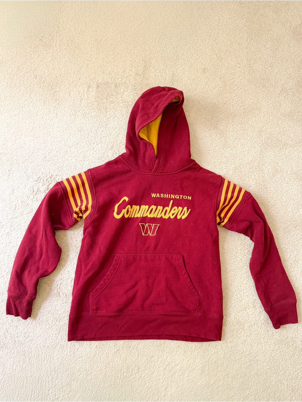 NFL Youth Hoodie in Burgundy and Gold